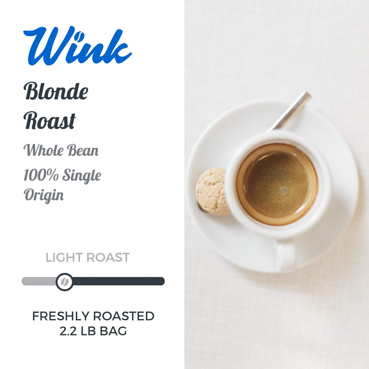 Wink Coffee Blonde Roast Whole Bean Coffee