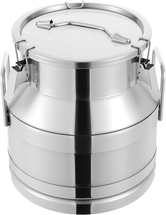 1 mm Thickened Stainless Steel Milk Can Large Liquid Container Storage,Stainless Steel Milk Bucket With Sealing Lid and