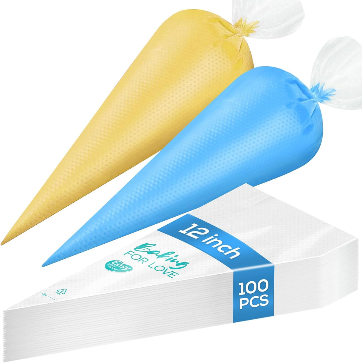 100PCS 12 Inch Disposable Anti Burst Thick Piping Bags