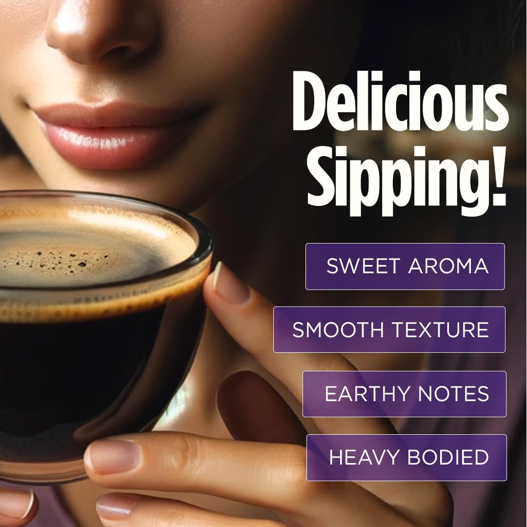 VitaCup Mushroom Medium Dark Roast Ground Coffee, 30oz, 2 Bags | 100% Arabica, Boost Focus, Immunity, Memory &amp; Clarity, B Vitamins, D3, Chaga, Coffee Grounds, Specialty
