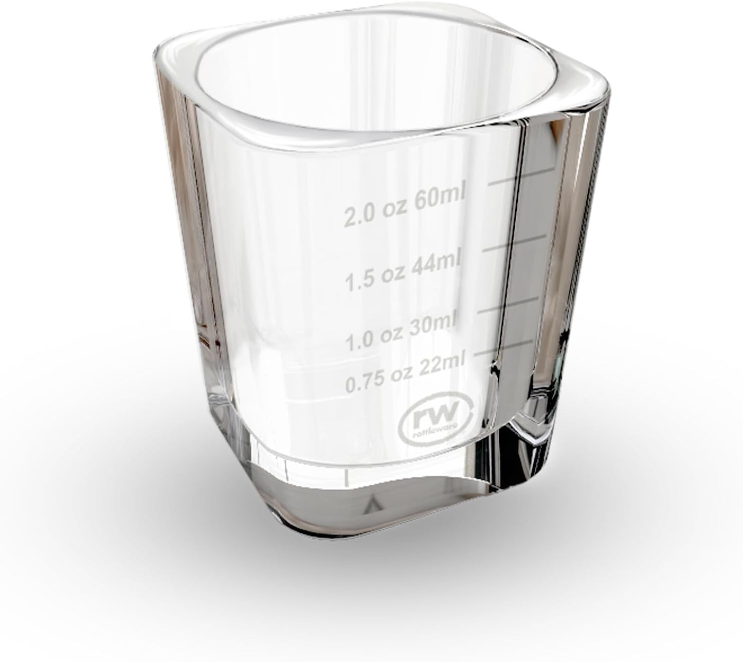 Rattleware 2 Oz Graduated Shot Glass Espresso Cocktail Measuring Glass Cups