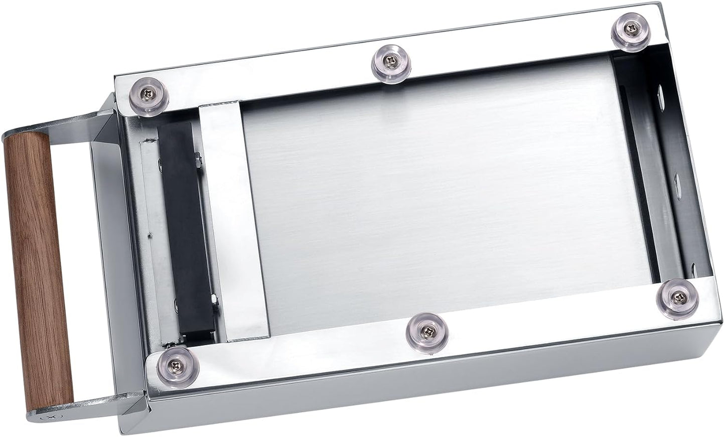 Normcore Espresso Knocker Drawer, Coffee Knock Box with Shock Absorbing Removable Knock Bar and Non-Slip Base, Mirror Finish