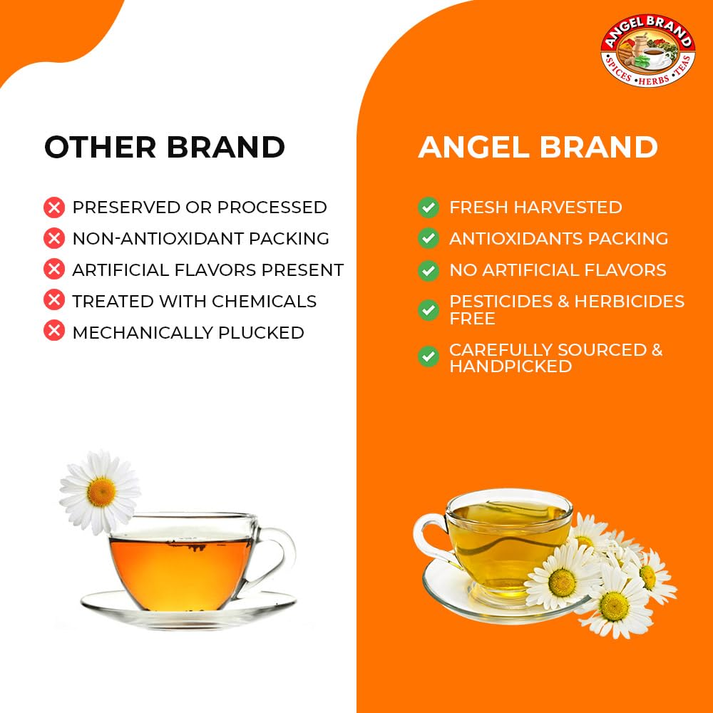 Chamomile Tea Bags | 20 Count | 3 Pack | Caffeine-Free &amp; Soothing | Pure Chamomile Tea