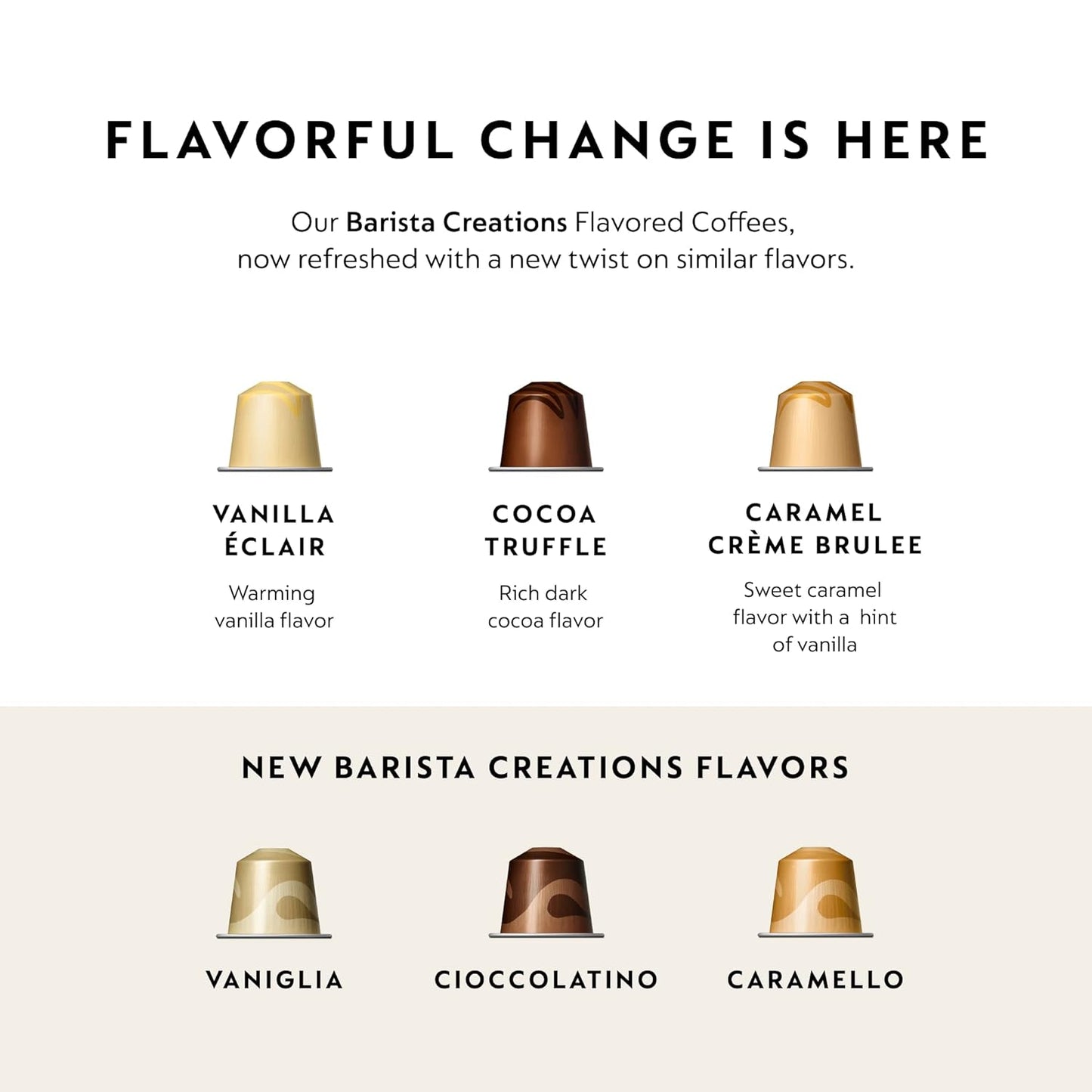 Nespresso Capsules Original Line, Caramello, Medium Roast Espresso Coffee, 50 Count Espresso Coffee Pods