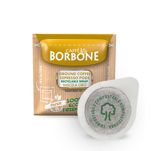 Caffè Borbone Espresso Pods, Miscela Oro Gold Blend, Dark Roast ESE Pods - 150 Count