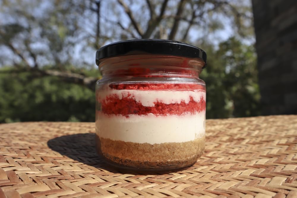 A Blend Above Red Velvet Cake Mix - No-Bake Desserts, All Natural, Vegan, Gluten Free, No MSG - Instant Dessert Mix, Fruit Dip, Bagel Topping, Frosting, Cheesecake Filling - Makes 16 Oz (Pack of 3)