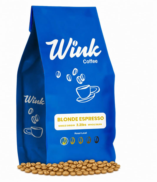 Wink Coffee Blonde Espresso Whole Bean Coffee