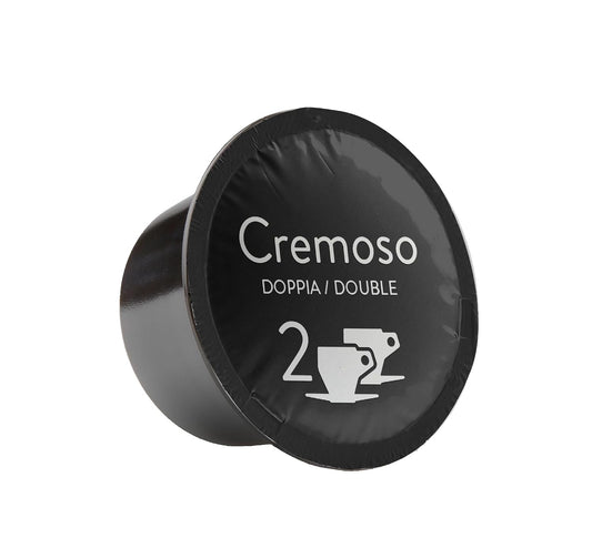 Bristot Cremoso Double Espresso Capsules – Medium Roast – Intense, Creamy, Full-Bodied – 11.2g – Compatible with Lavazza Blue Machines – 50 Count*