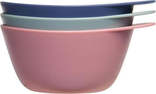 Fromm Color Mixing Bowl 3-Piece Set 10 oz, Professional Salon Mixing Bowls, Hair Color Bowls for Colorists &amp; Hair Stylists, Spill-Proof Rubber Base for Hair Dye, Bleach, Toner &amp; Color, Salon Supplies