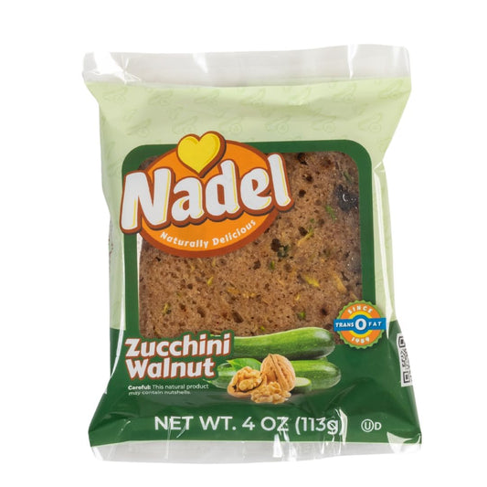 Nadel - NATURALLY DELICIOUS ZUCCHINI CAKE Slices, 12 Pack, Sweet Breads & Cakes Slices Back to School lunch snack, breakfast