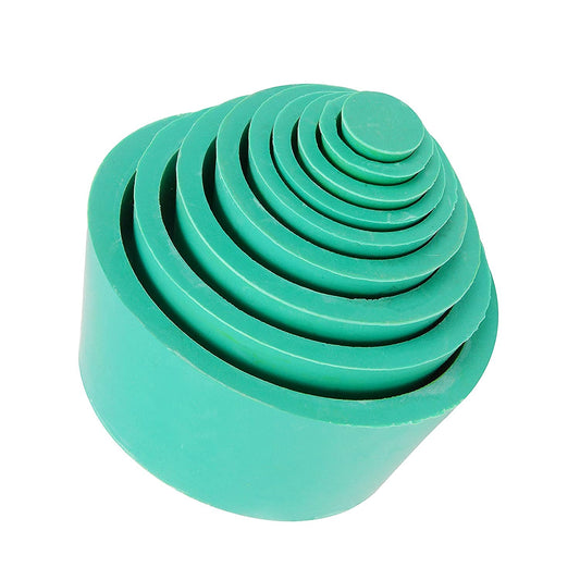 stonylab Filter Adapter Cones, Premium & Durable Tapered Collar Rubber Stopper Buchner Funnel Flask Cones Adapter Set,