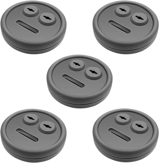 5 Pack Meat Thermometer Probe Grommet for Grills, Compatible with Weber 85037 Smokey Mountain Cookers, and Other Grill DIY