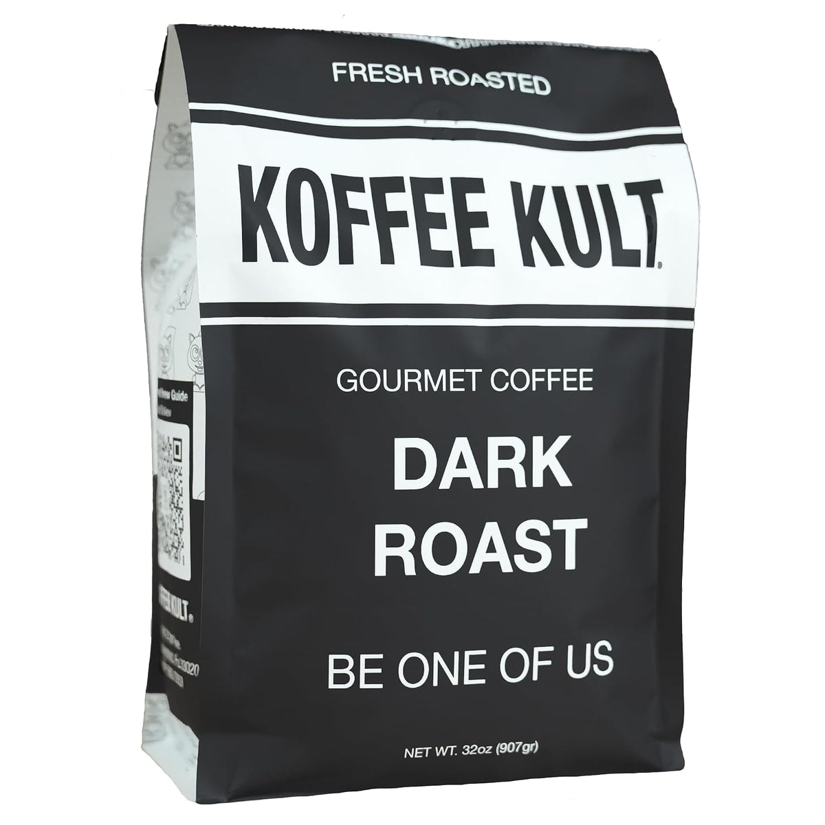 Koffee Kult Dark Roast Whole Bean Coffee - Small Batch 100% Arabica Gourmet Blend