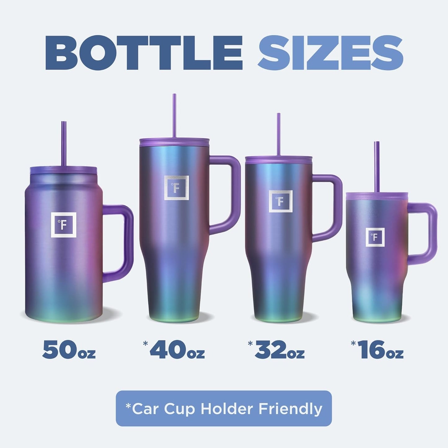 IRON °FLASK Co-Pilot 40 oz Insulated Tumbler with Straw & Flip Cap Lids - Cup Holder Bottle for Hot or Cold Drink - Leak-Proof, Double Walled - Water, Coffee Portable Travel Mug - Dark Pine