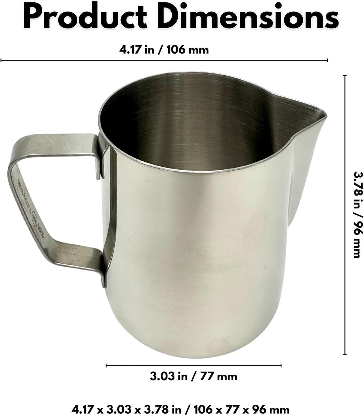 Rattleware 12oz Stainless Steel Latte Art Pitcher