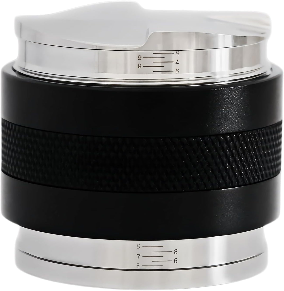51mm Coffee Distributor and Tamper, Dual Head Espresso Leveler Fits 51mm Portafilter for Barista Express, Stainless Steel Espresso Distribution Tool