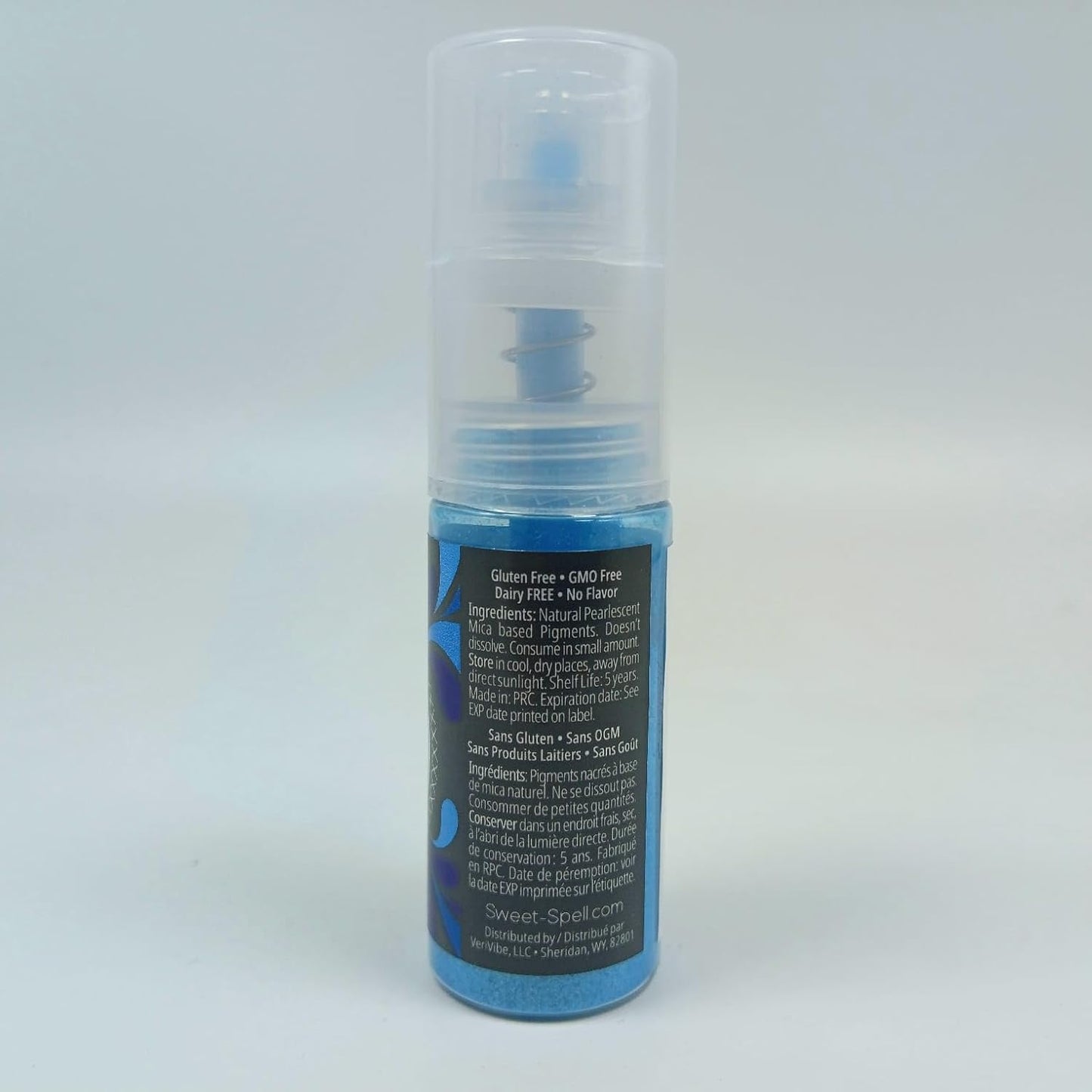 Sweet Spell Edible Glitter Spray for Cakes, Cocktails, Food Grade | 0.17oz (5g), 100% Edible, Vegan, Gluten-Free, Halal, Christmas