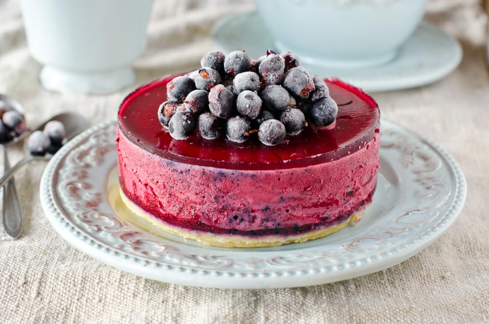A Blend Above Blueberry Blue No Bake Dessert Mix - All Natural, Gluten Free, No MSG - Instant Dessert Mix, Fruit Dip, Bagel Topping, Frosting, Cheesecake Filling - Easy to Make - 4.2 Oz - Pack of 3