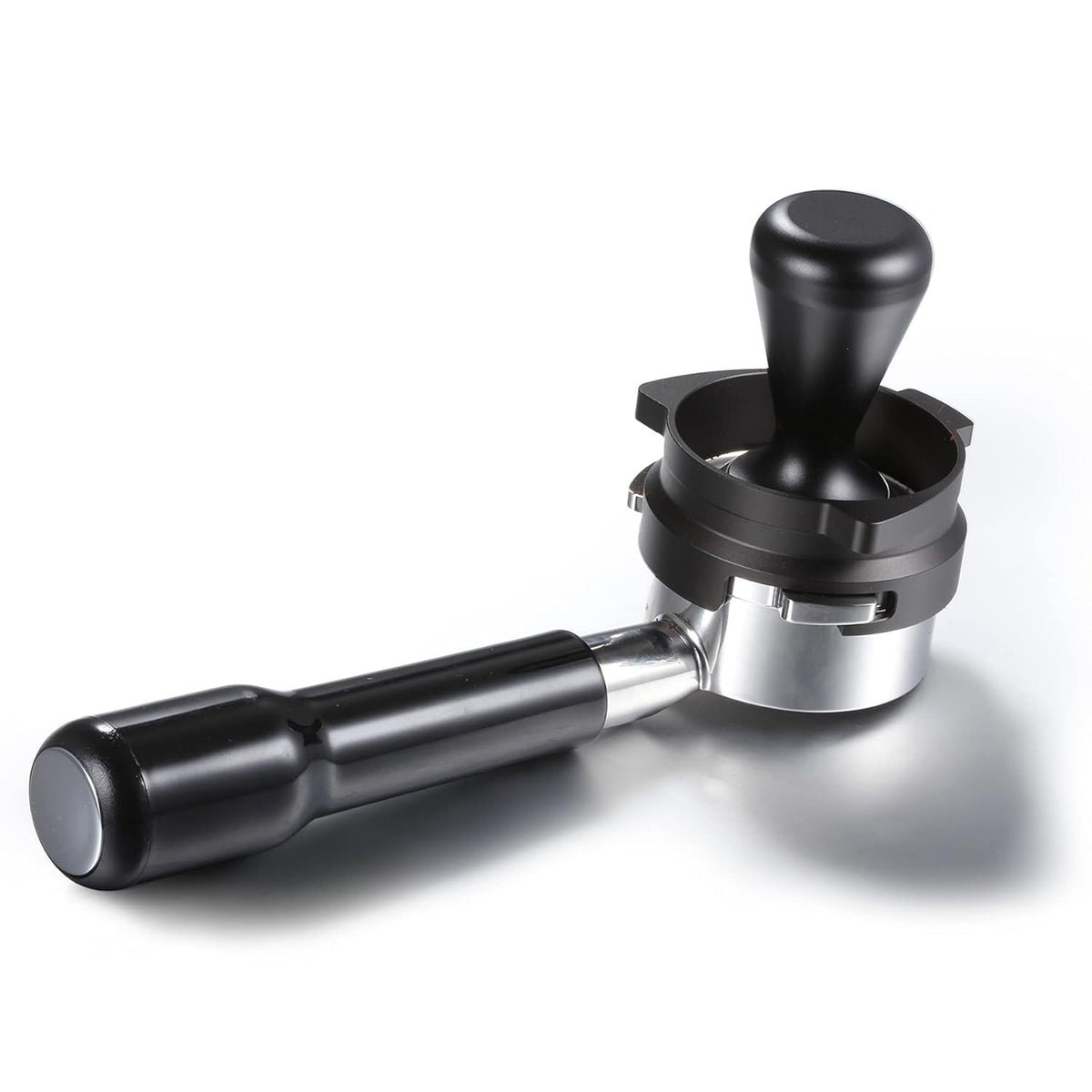 FIRJOY 54mm Espresso Dosing Funnel for Breville Barista Portafilters (Aluminum Alloy-Black)