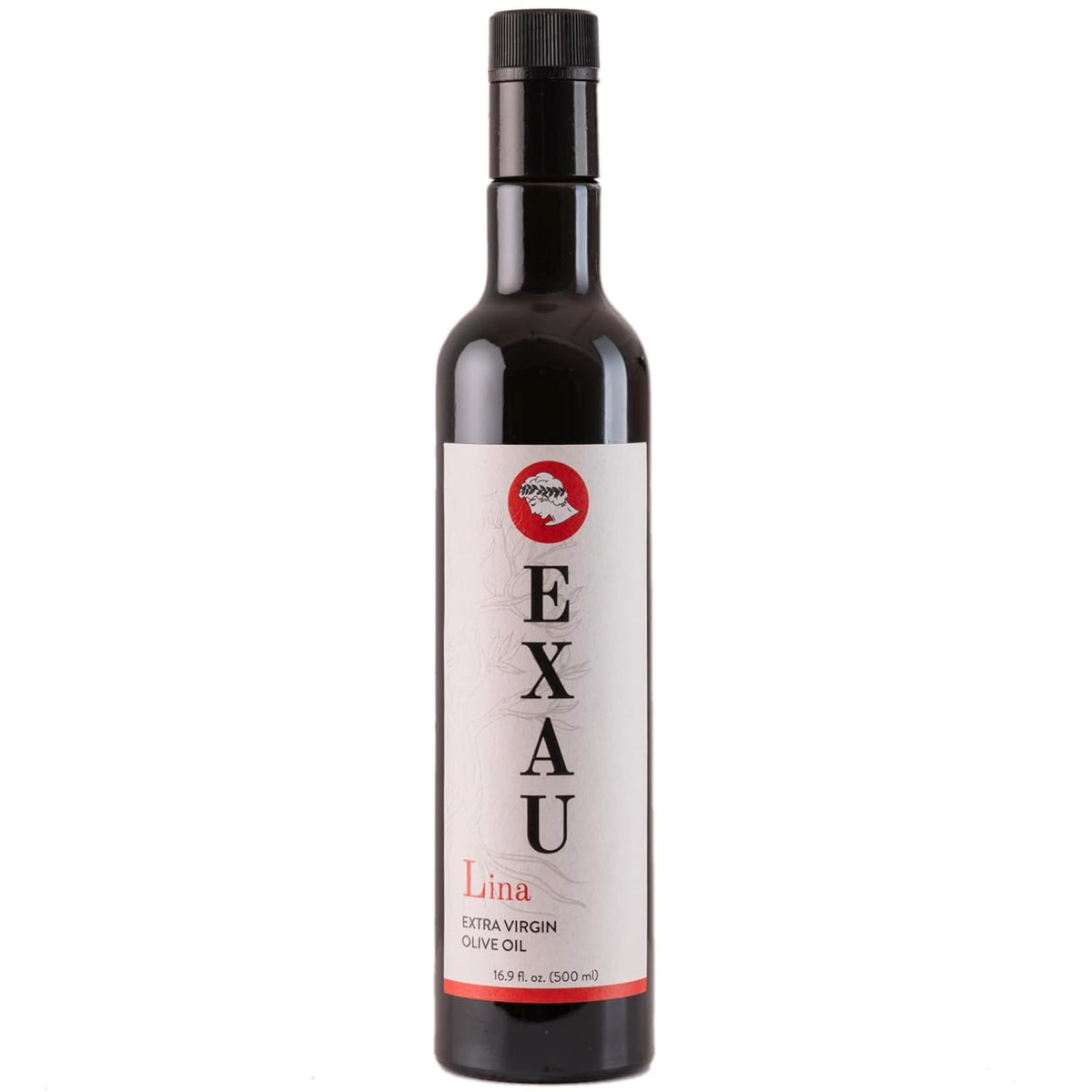 EXAU Lina Italian Extra Virgin Olive Oil, High Polyphenol 1485 mg/kg, Tonda &amp; Carolea Olivaggio from Calabria Italy, Cold Pressed Early Harvest, Drinking &amp; Finishing, 16.9 fl oz (500ml)