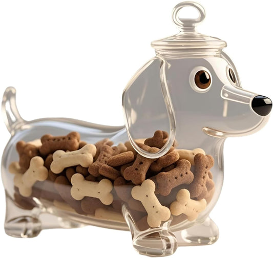 French Bulldog Snack Jar – 2025 New Cute Airtight Storage Container, Multi-purpose Jar for Dog Snacks, Cookies, Candy,