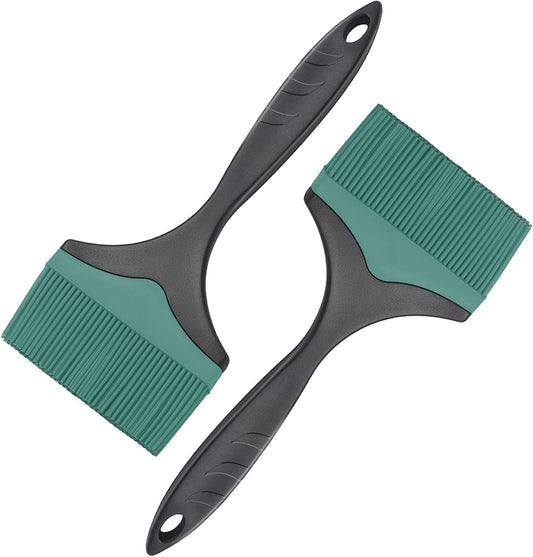 Large Silicone Grill Basting Brush - 3.95inch Extra Wide Silicone Basting Brush for Grilling,Heat Resistant Brushes Spread