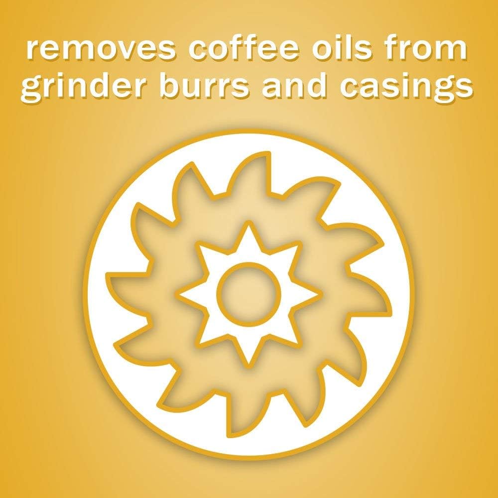 Urnex Full Circle Coffee Grinder Cleaning Tablets - 3 Single Use Packets - Coffee Grinder Cleaner Removes Coffee Residue and Oils