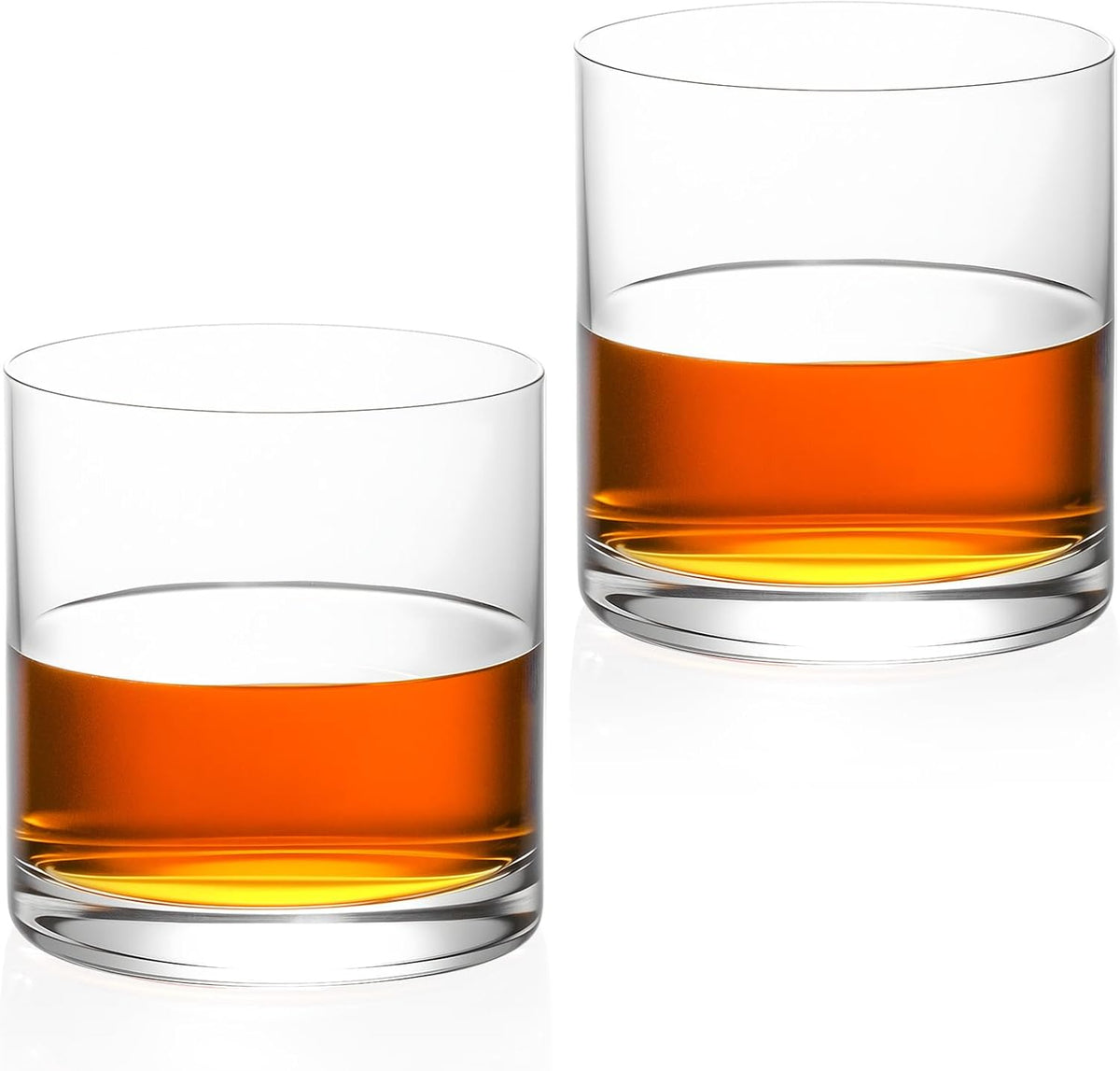 KAMMAK Shot Glasses Set of 2, Clear Espresso Shot Glass with Heavy Base | 410ml/13.8oz Clear Glass for Bar Restaurants Home, Small Whiskey Shot Glass for Vodka, Whiskey, Tequila, Spirits &amp; Liquors.