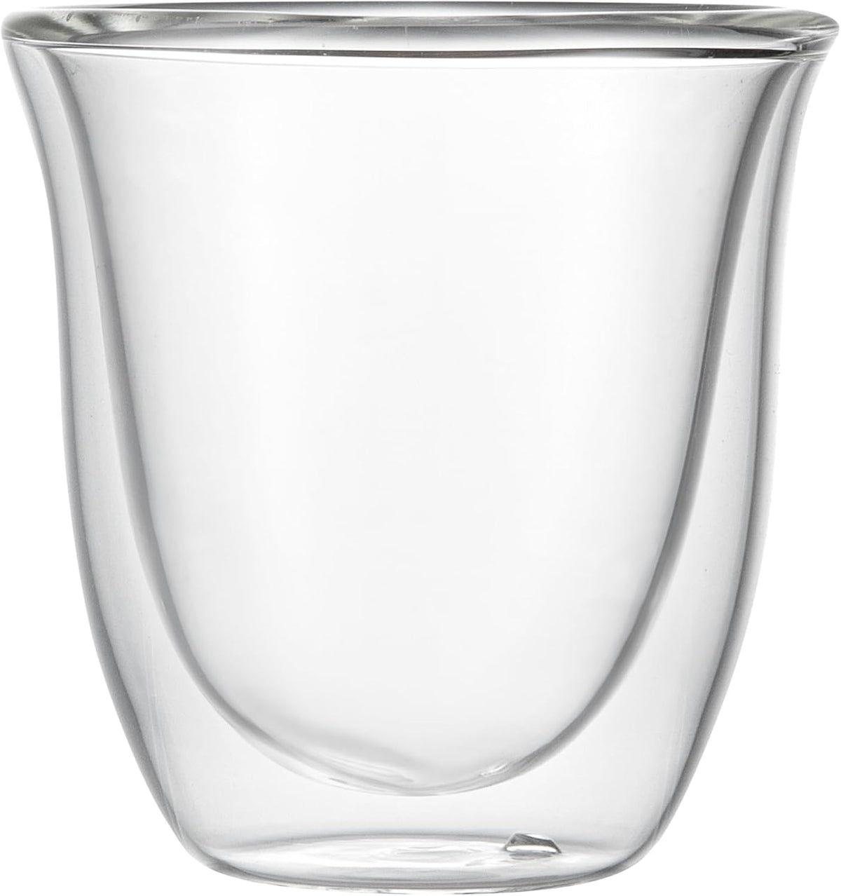 Restaurantware Coffee Cup 12 Pack of 2.72 oz Insulated Double-Wall Glass Borosilicate Coffee Cup Espresso Shot Dishwasher Safe For Hot Drinks