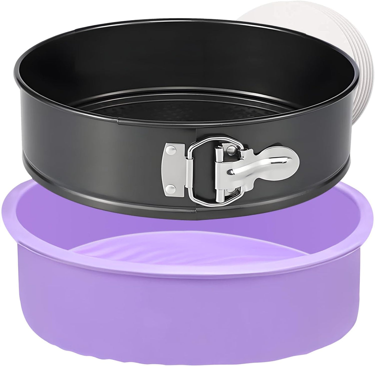Springform Pan 9 Inch Nonstick Cheesecake Pan with Protector