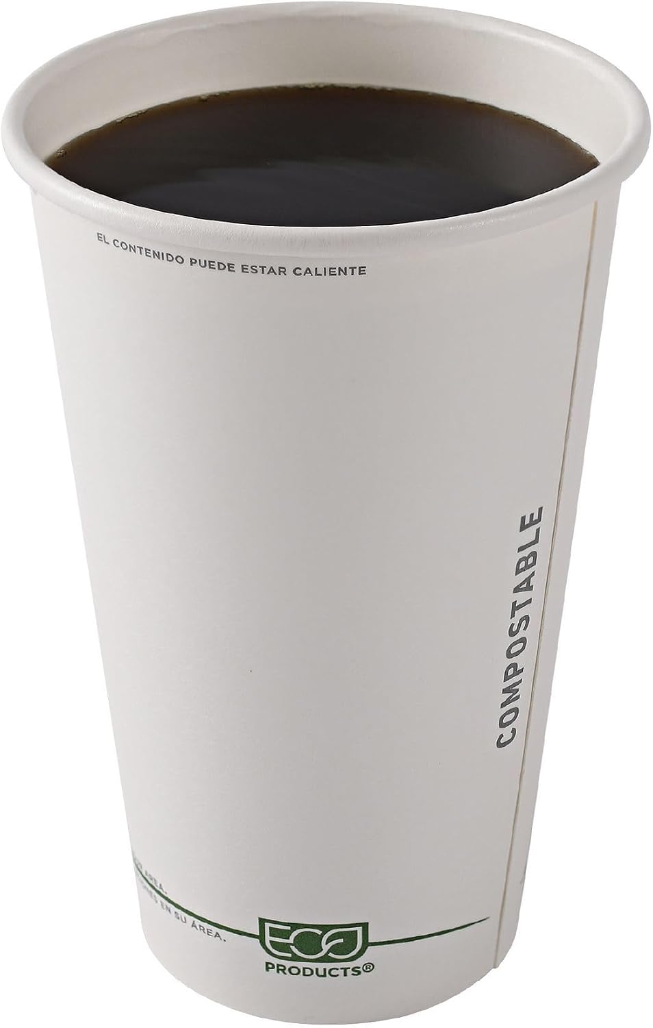 ECO PRODUCTS GreenStripe Disposable Paper Hot Cups, 16 oz, 1000 Count