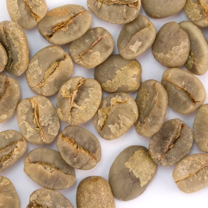 Coffee Bean Direct Unroasted Brazilian Santos, 5lb Bag | Raw Arabica Coffee Beans for Home Roasting
