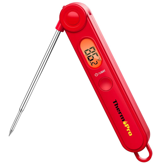 ThermoPro TP03B Digital Meat Thermometer for Cooking, Instant Read Thermometer with Backlight, Kitchen Food Thermometer for
