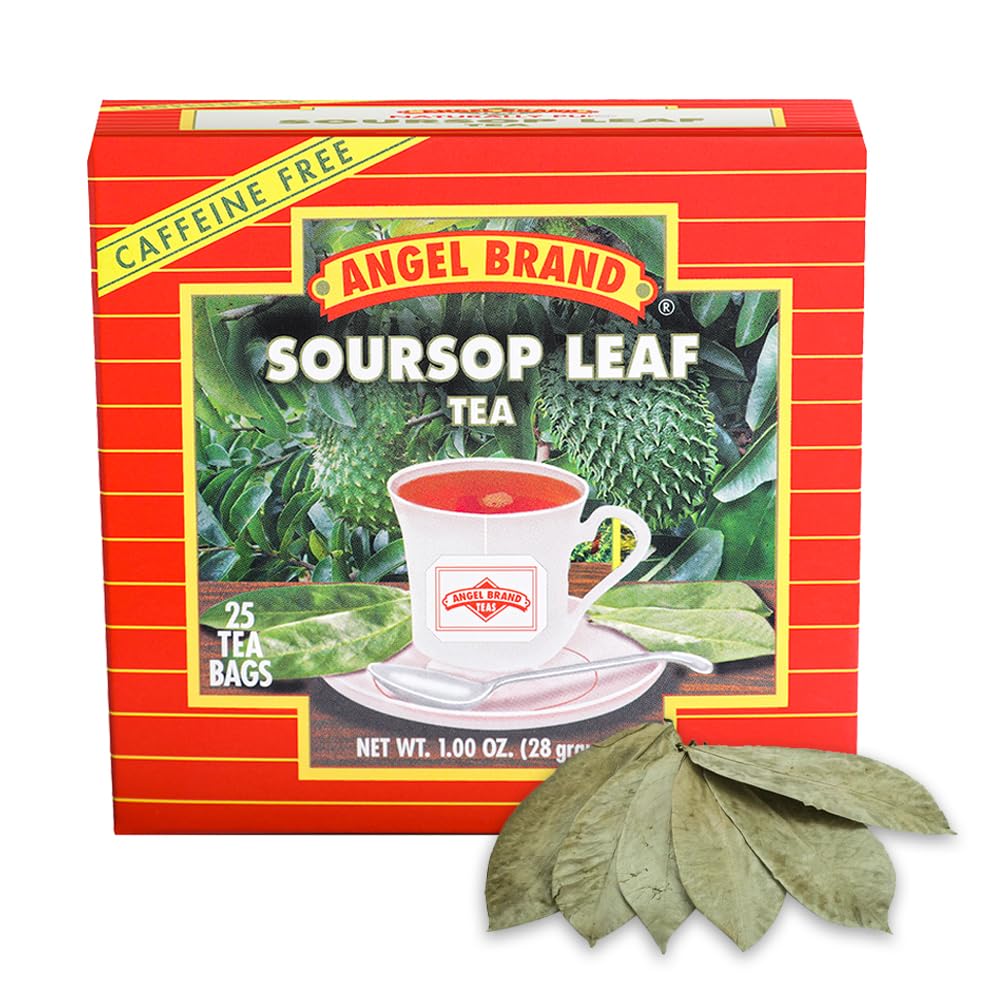 Soursop Graviola Tea Bags | 25 Count | 3 Pack | Immune Support Blend | Soursop Tea Bags