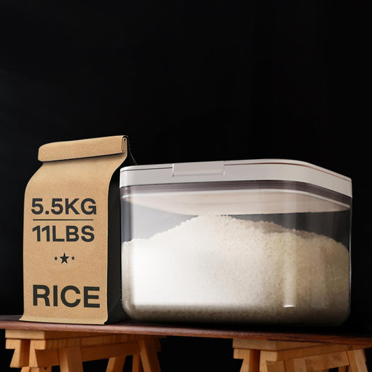 Flour Dispenser 10LBS - 5 L /5 QT /5 KG Rice Container Storage Food Cereal Container Bins Household for Kitchen Pantry