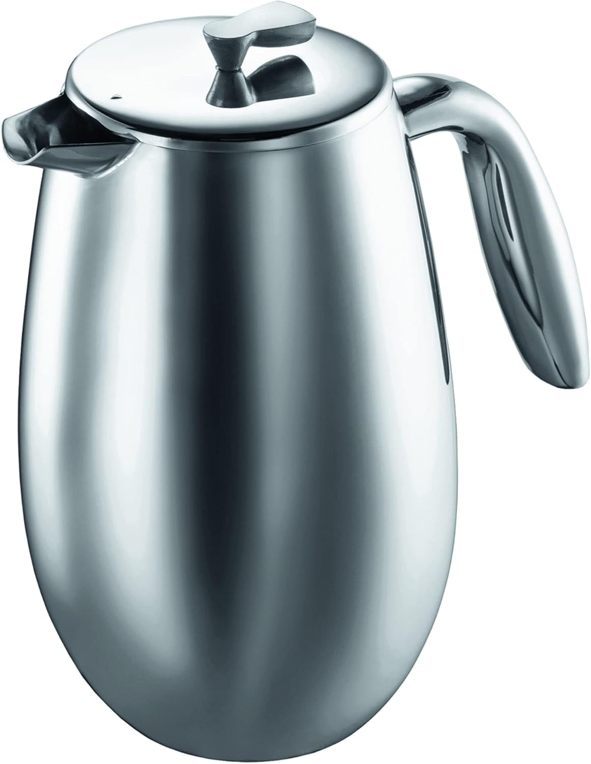 Bodum 34 oz Columbia Thermal French Press Coffee Maker, Insulated Double Wall Stainless Steel, Chrom