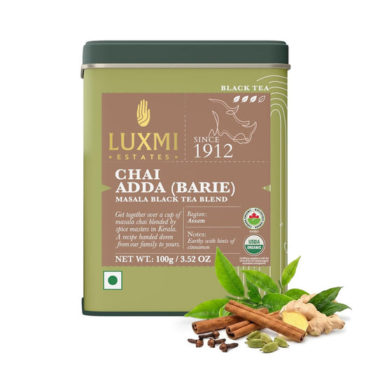 Luxmi Estates Chai Adda-Bari 100gm Tin