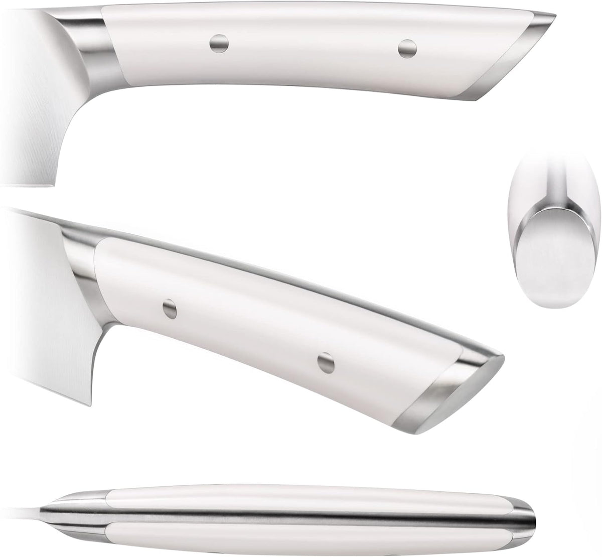 Cangshan HELENA Series German Steel Forged 2-Piece Carving Set (White)