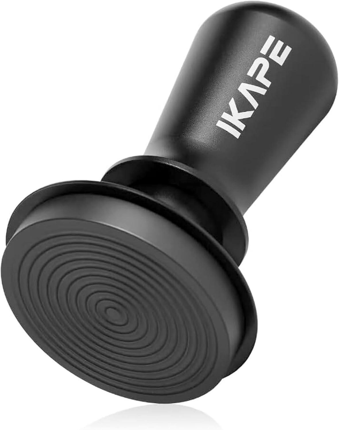 IKAPE 58.35mm Espresso Tamper, Spring-loaded Calibrated Tamper with Titanium Ripple Plating Base, Compatible with Over 58MM Espresso Bottomless Portafilter