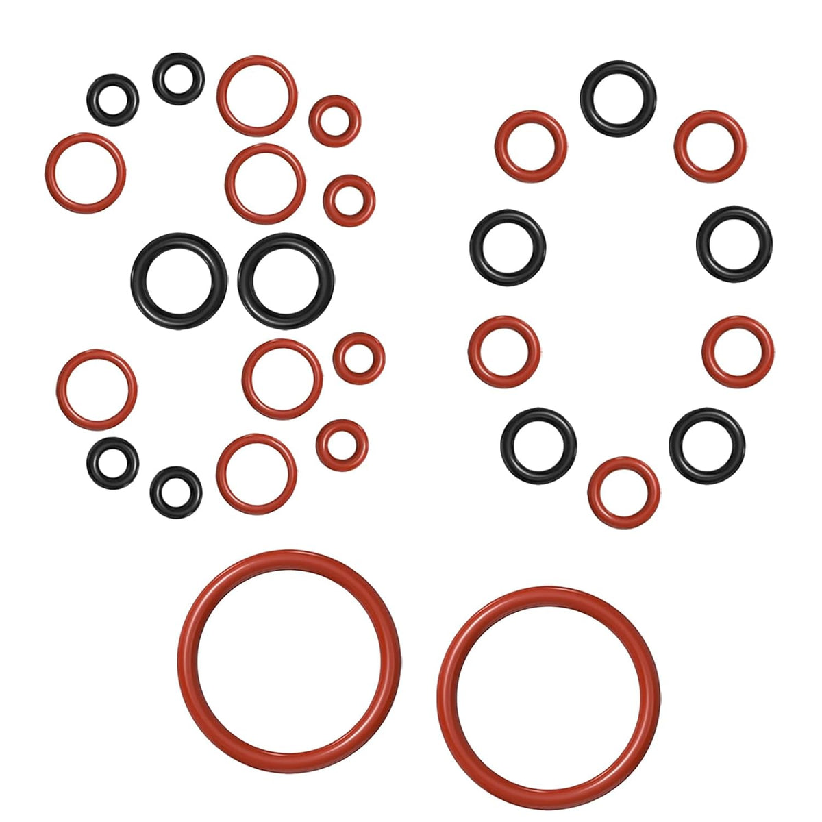 30 Pcs Silicone O Ring Kit Compatible with Saeco &amp; Gaggia Coffee Machine | For Fully Automatic Coffee Machines, For Boiler Outlet Pin &amp; Brew Unit