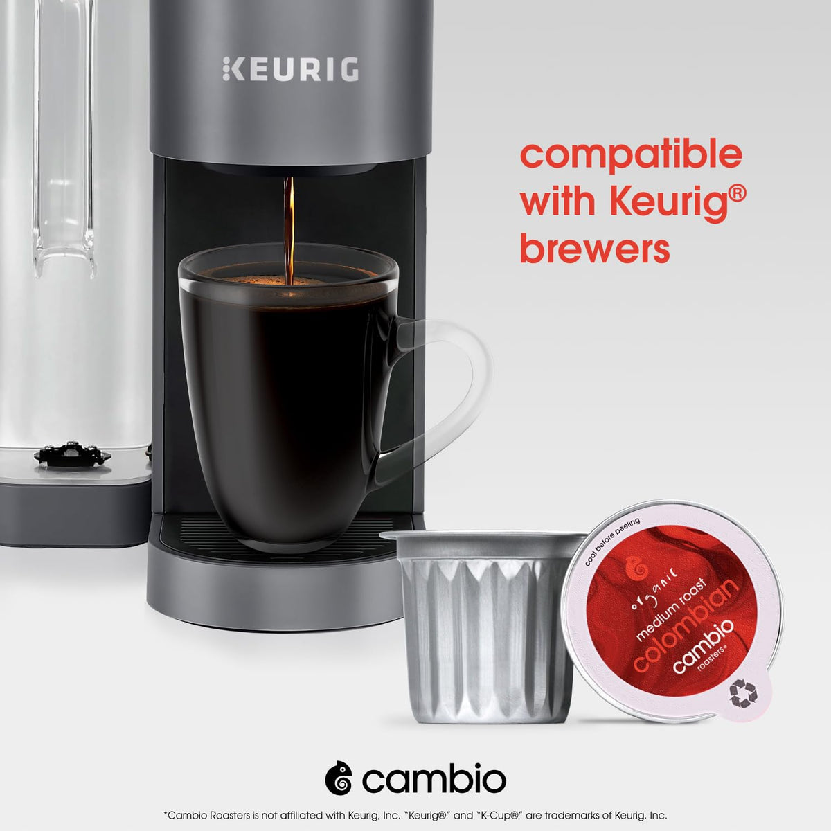 Cambio Roasters Medium Roast Coffee Pods - Recyclable Aluminum Pods, 10ct