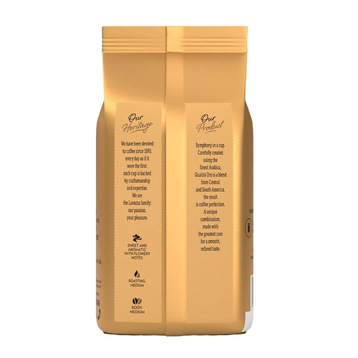 Lavazza Qualita Oro Italian Coffee Whole Beans 2lb Pack Of 2