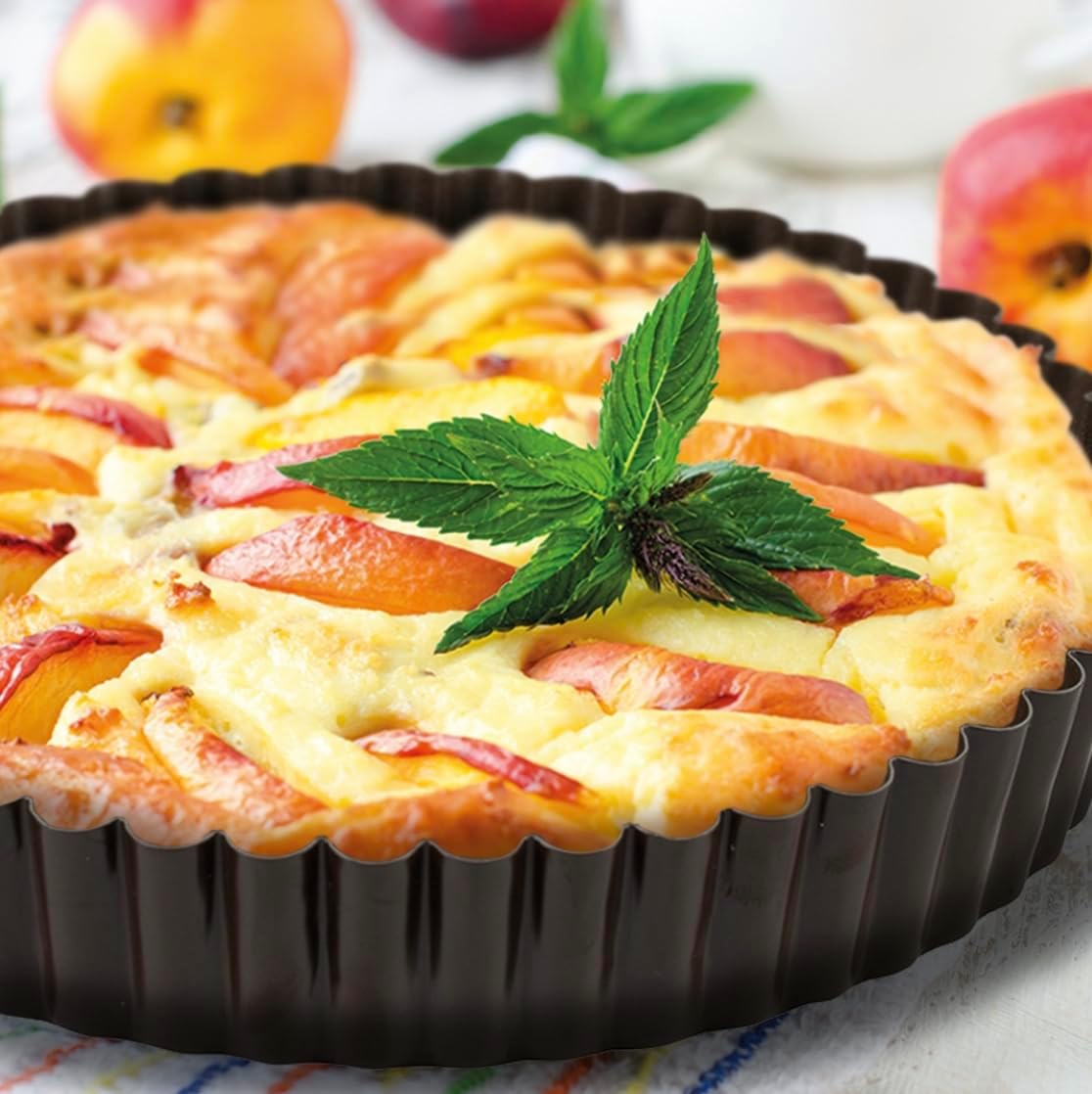 Gobel - Fluted Tart &amp; Quiche Pan, Non-Stick, Removable Base, 9.4 in