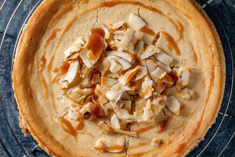 A Blend Above Toasted Coconut Cream Cheesecake Mix - No-Bake Desserts, All Natural, Gluten Free, No MSG - Instant Dessert Mix, Fruit Dip, Bagel Topping, Frosting, Cheesecake Filling - Makes 16 Oz (Pack of 3)