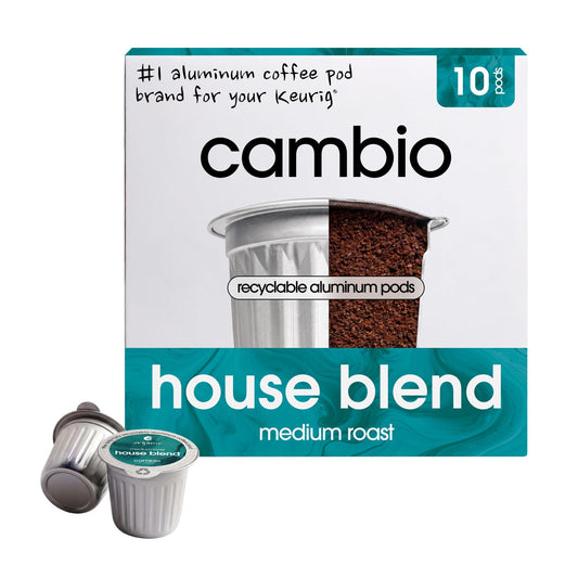 Cambio Roasters Medium Roast Coffee Pods - Recyclable Aluminum Pods, 10ct