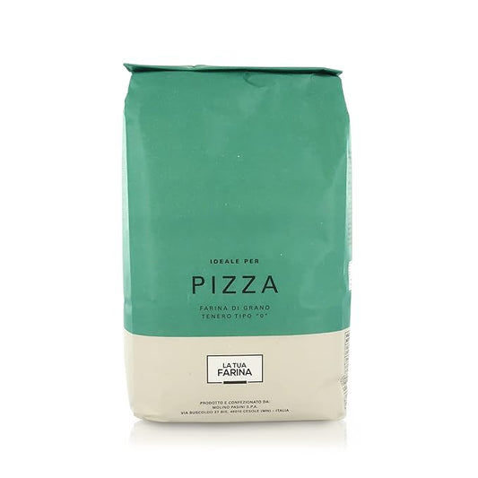 Molino Pasini Soft Wheat Flour Type "0" Ideal for Pizza, Origin: Italy, 1 Kg / 2.20 Lb