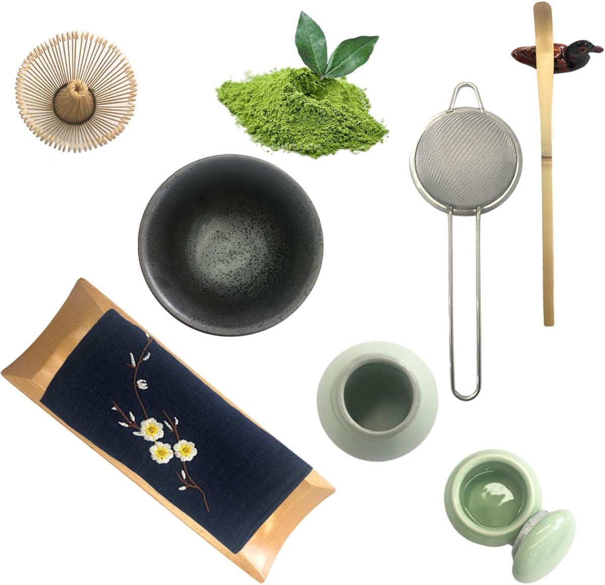 Artcome Traditional Japanese Matcha Tea Set (9Pcs)