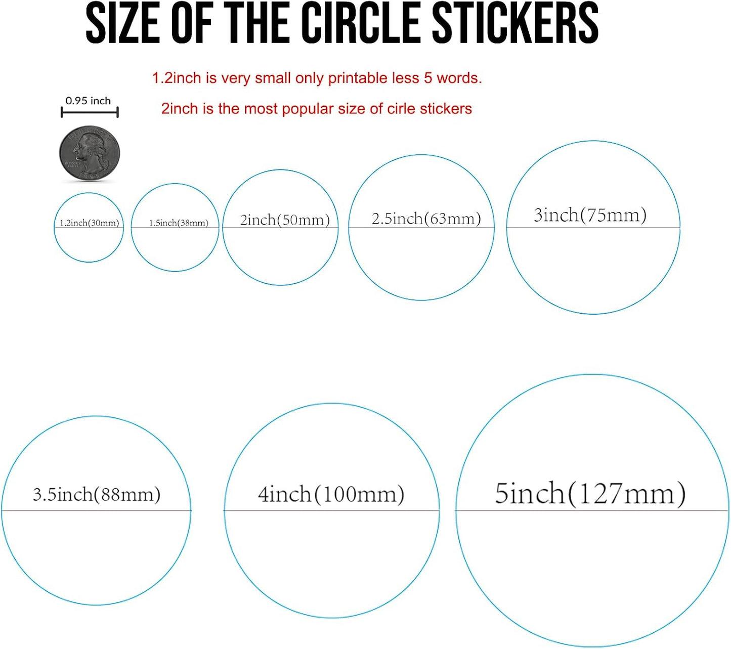 Custom Stickers Kraft Paper Labels Personalized Withe Text, Business Logo Customized Food Jars Labels Bakery Label Sticker Package Favor Canning Circle from 20pcs to 100pcs (Style 1)