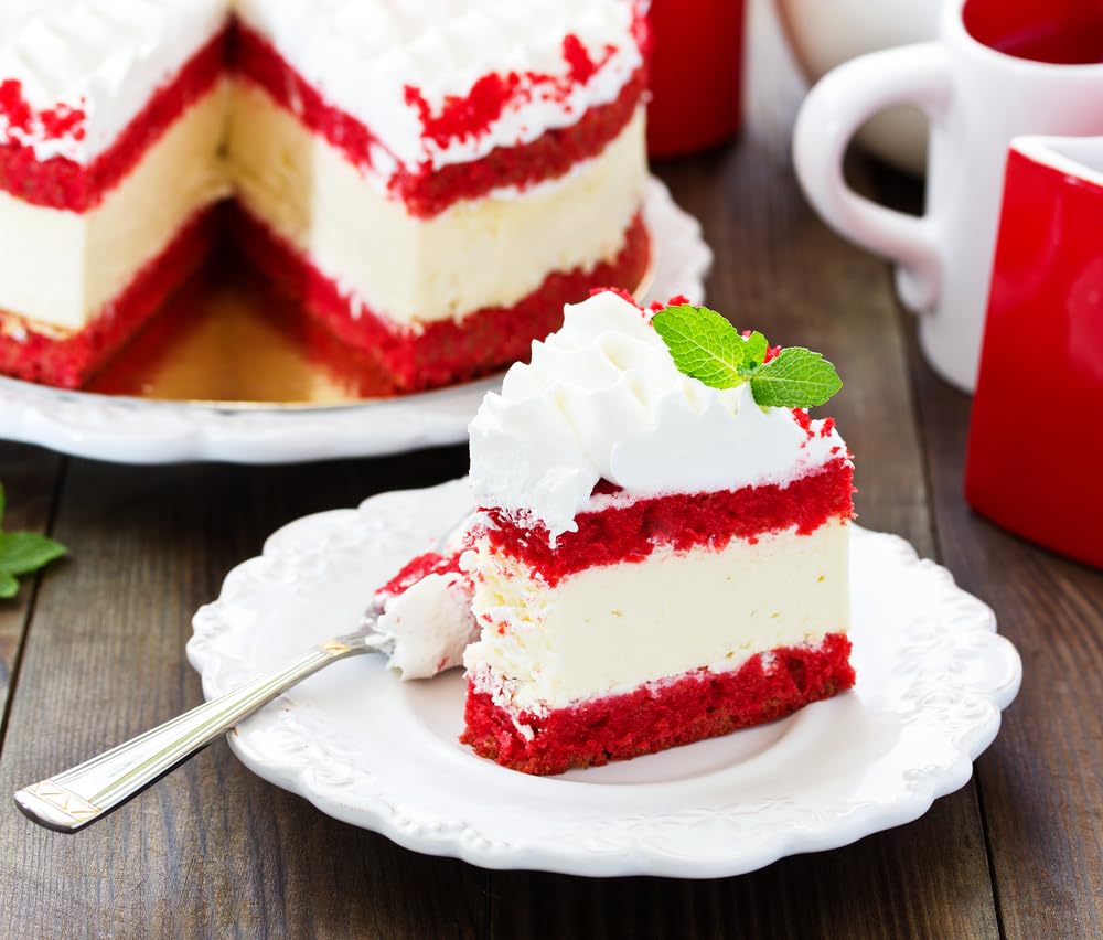 A Blend Above Red Velvet Cake Mix - No-Bake Desserts, All Natural, Gluten Free, No MSG - Instant Dessert Mix, Fruit Dip, Bagel Topping, Frosting, Cheesecake Filling - Makes 16 Oz (Pack of 3)