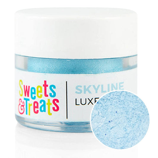 Luster Dust Edible Cake Decorations, Light Blue Edible Dust for Cake Edible Luster Dust for Cupcake Decorations, Cake Drip,